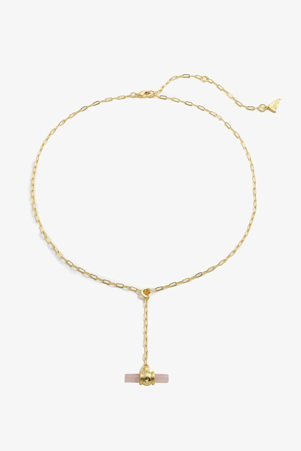 Gold-Plated Bar Pendant OT Chain NecklaceNecklaceBeach Rose Co.