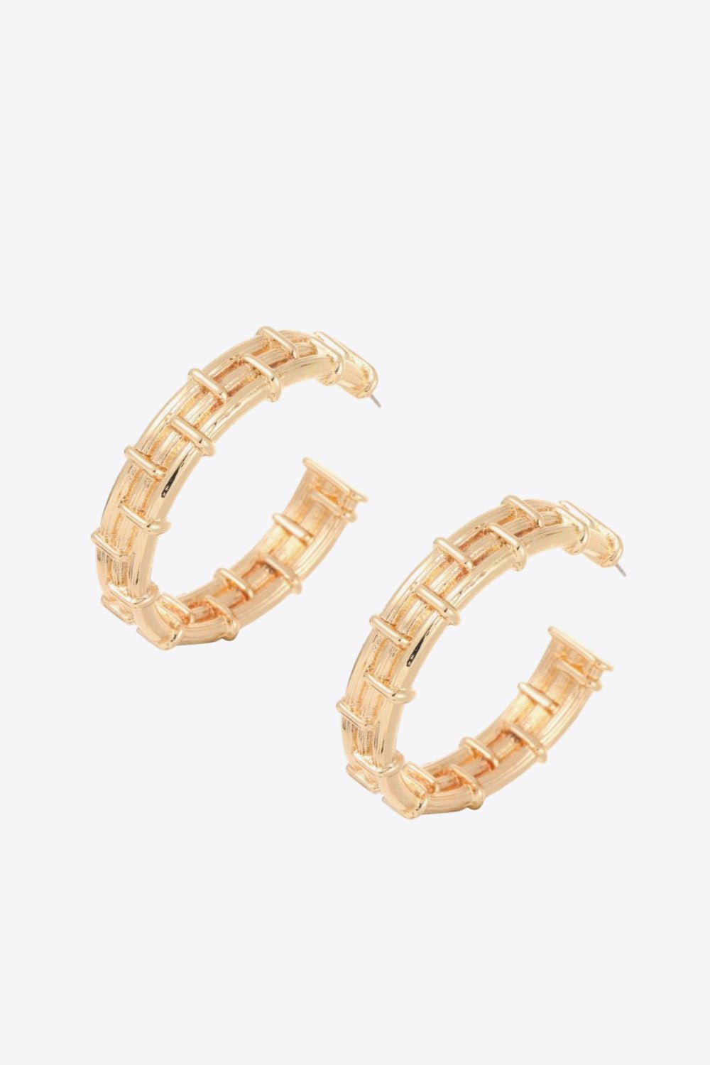 Gold-Plated C-Hoop EarringsEarringsBeach Rose Co.