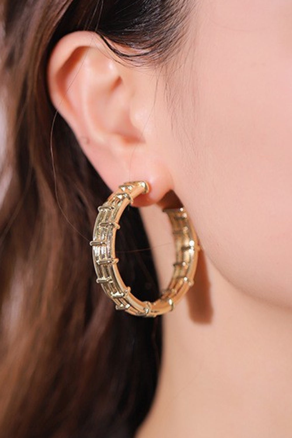 Gold-Plated C-Hoop EarringsEarringsBeach Rose Co.