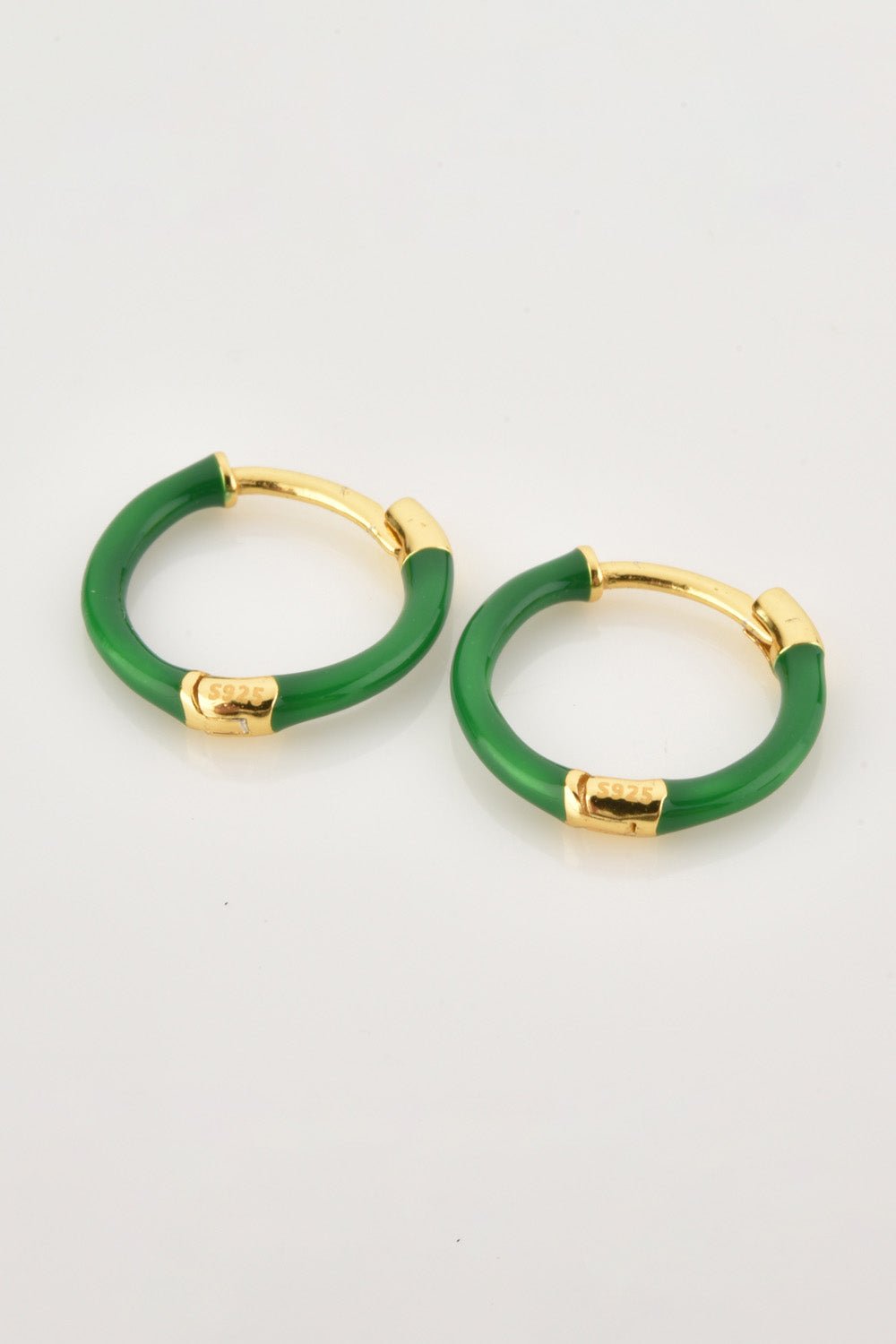 Gold-Plated Colorful Huggie EarringsEarringsBeach Rose Co.