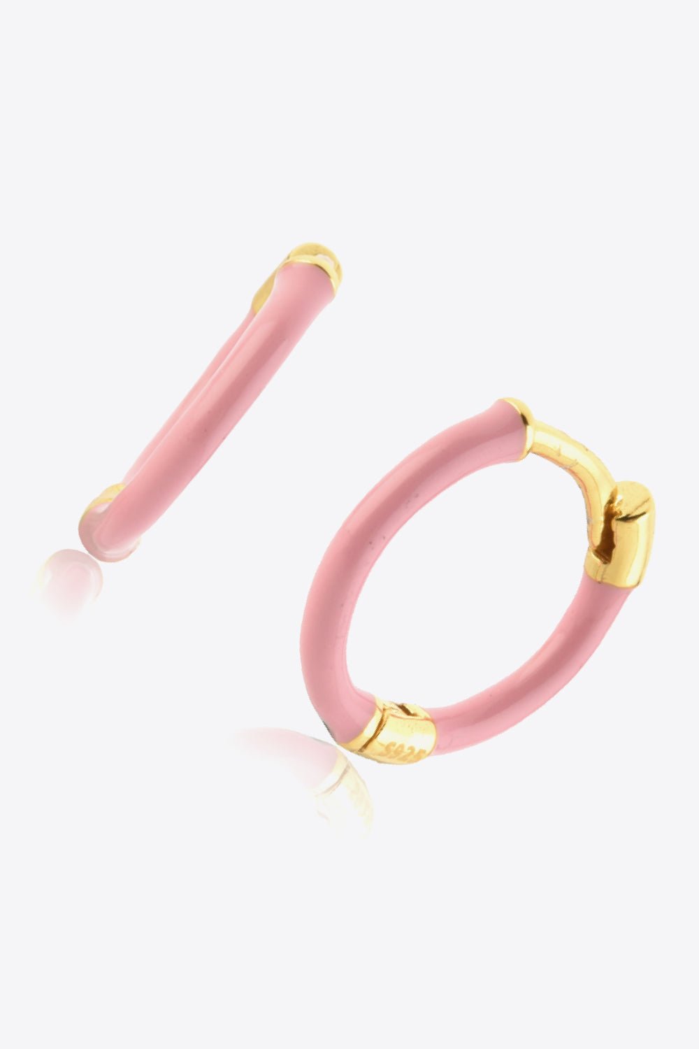 Gold-Plated Colorful Huggie EarringsEarringsBeach Rose Co.