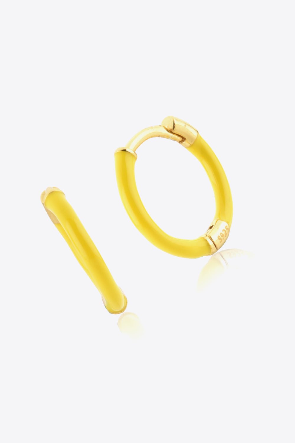 Gold-Plated Colorful Huggie EarringsEarringsBeach Rose Co.