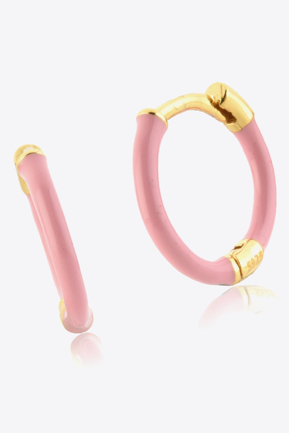 Gold-Plated Colorful Huggie EarringsEarringsBeach Rose Co.