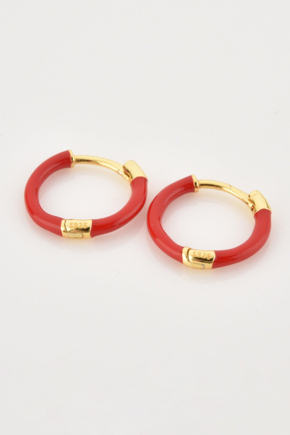 Gold-Plated Colorful Huggie EarringsEarringsBeach Rose Co.