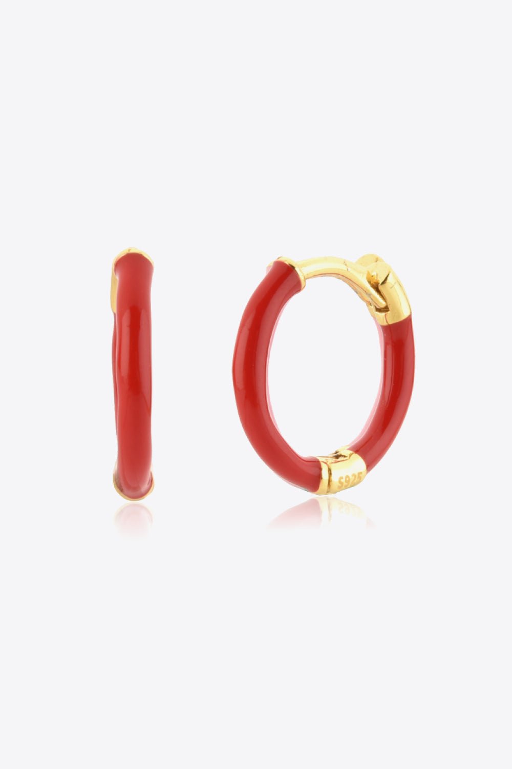 Gold-Plated Colorful Huggie EarringsEarringsBeach Rose Co.