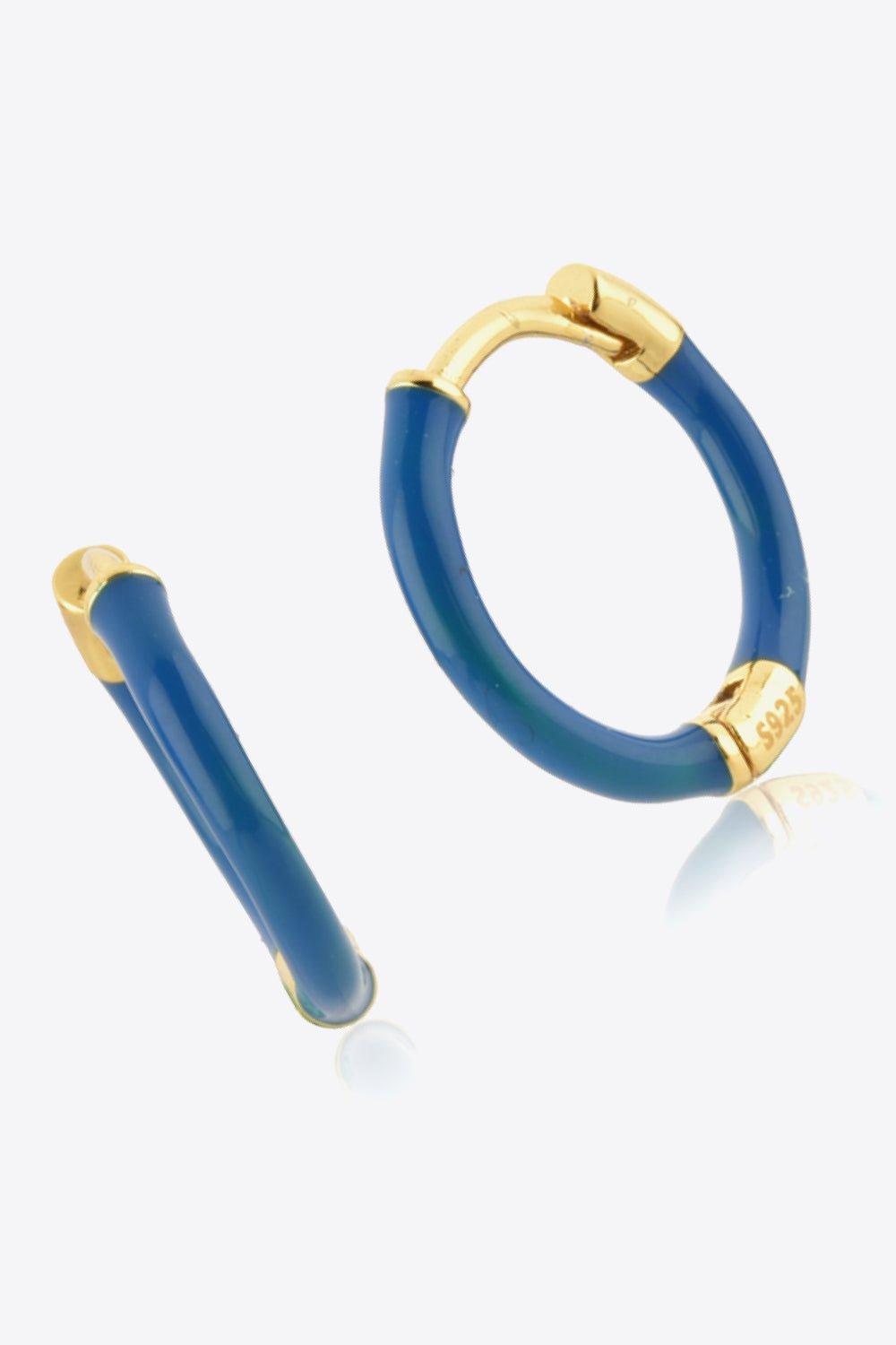 Gold-Plated Colorful Huggie EarringsEarringsBeach Rose Co.