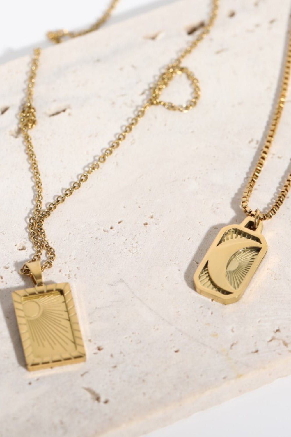 Gold-Plated Pendant NecklaceNecklaceBeach Rose Co.