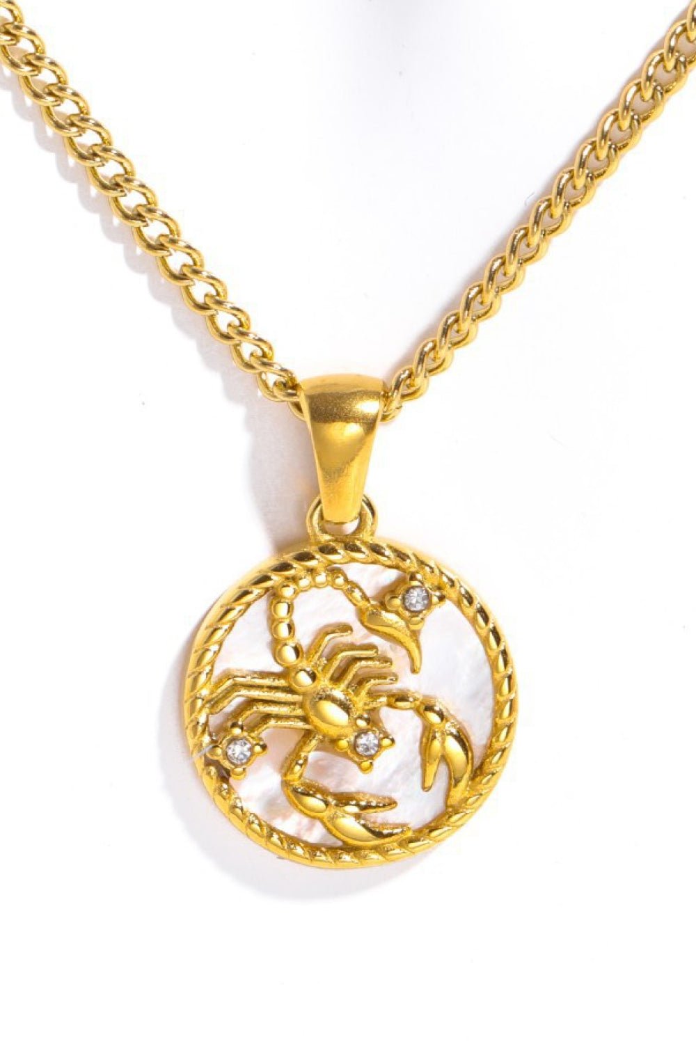 Gold Zodiac Pendant NecklaceNecklaceBeach Rose Co.