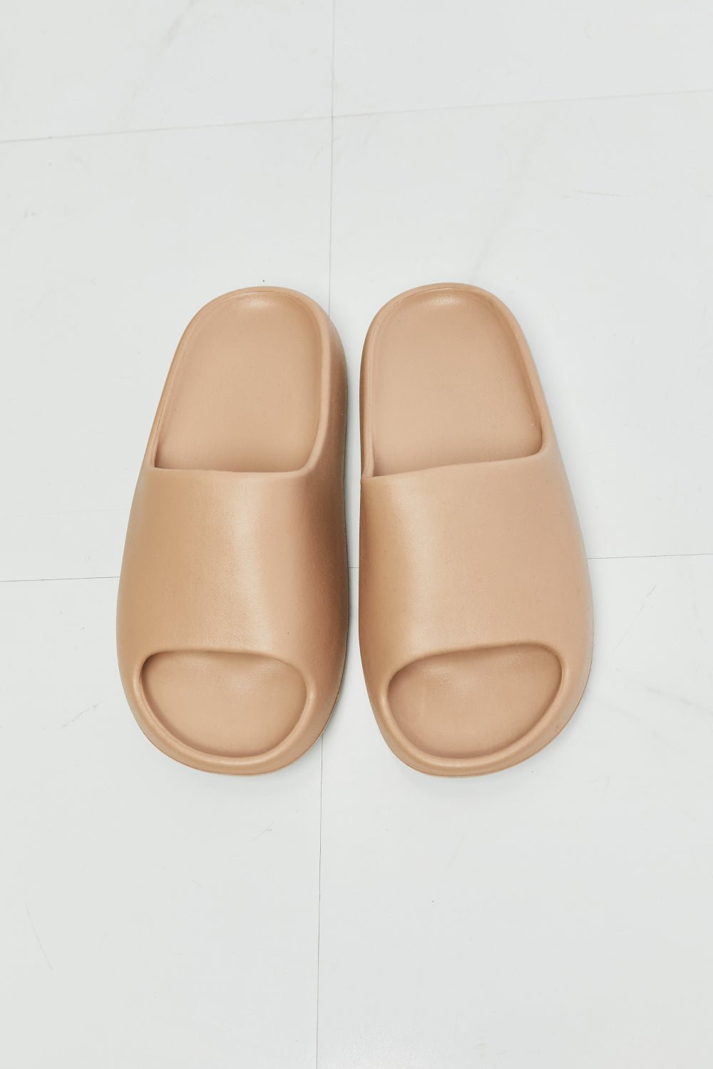 Open Toe Rubber Slide Sandals in SandSlidesNOOK JOI