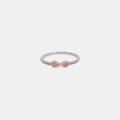 Infinity Zircon 925 Sterling Silver RingRingBeach Rose Co.