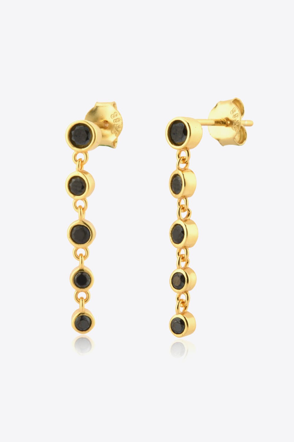 Inlaid Zircon EarringsEarringsBeach Rose Co.