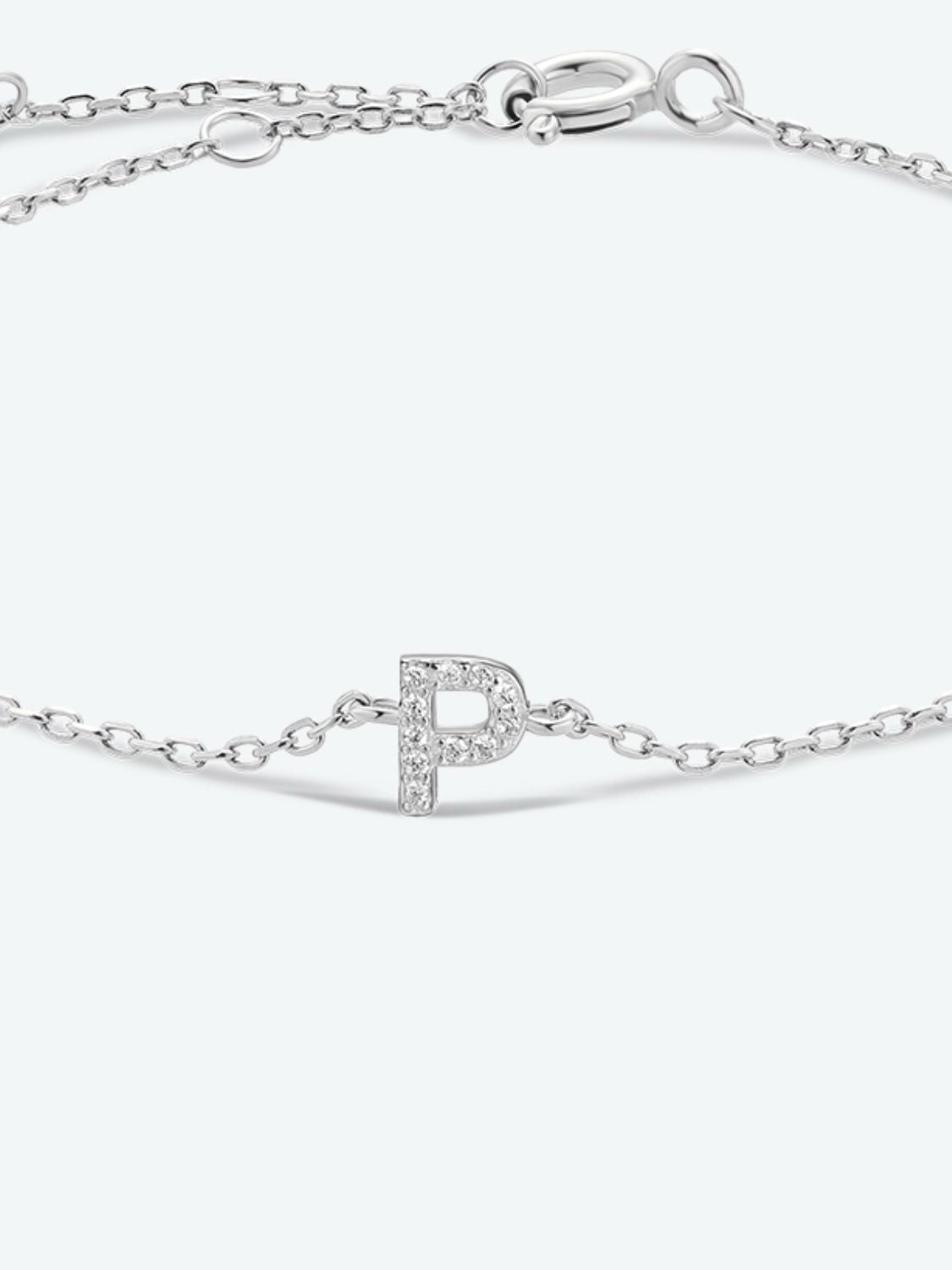 L To P Zircon Initial BraceletBraceletBeach Rose Co.