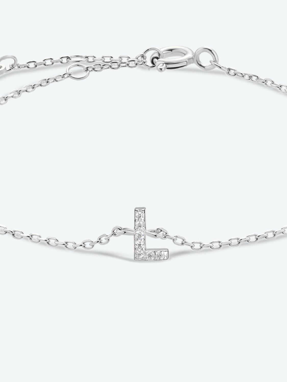 L To P Zircon Initial BraceletBraceletBeach Rose Co.