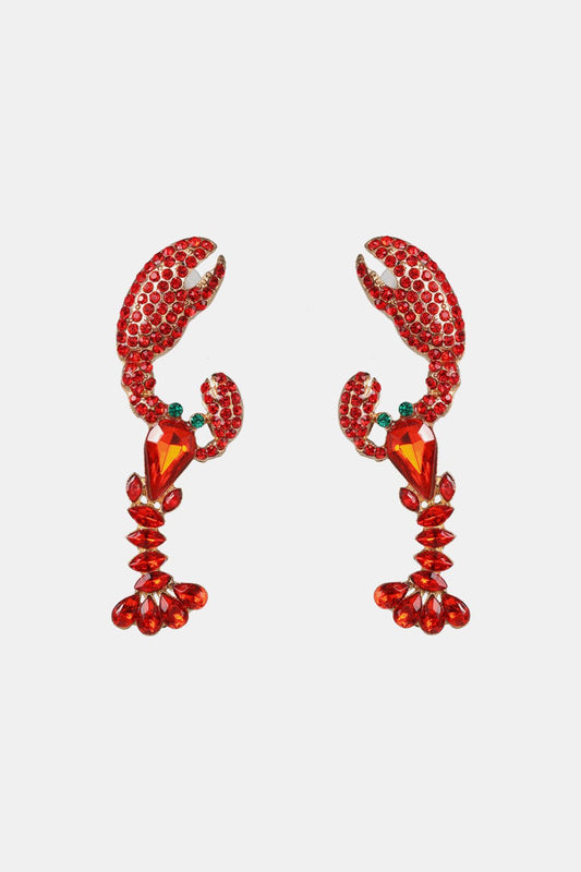 Lobster Glass Stone Dangle EarringsEarringsBeach Rose Co.