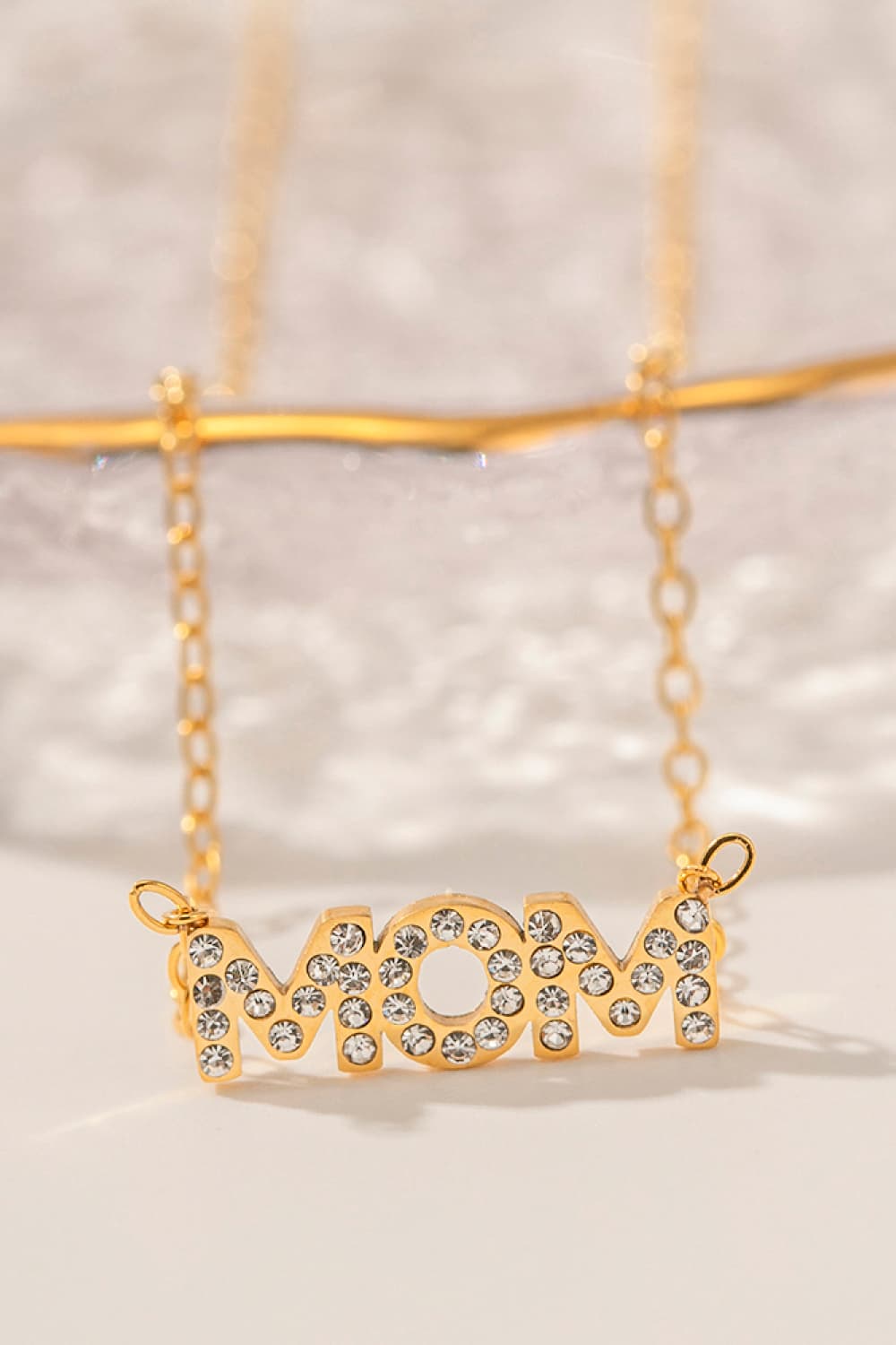 MOM Gold-Plated NecklaceNecklaceBeach Rose Co.