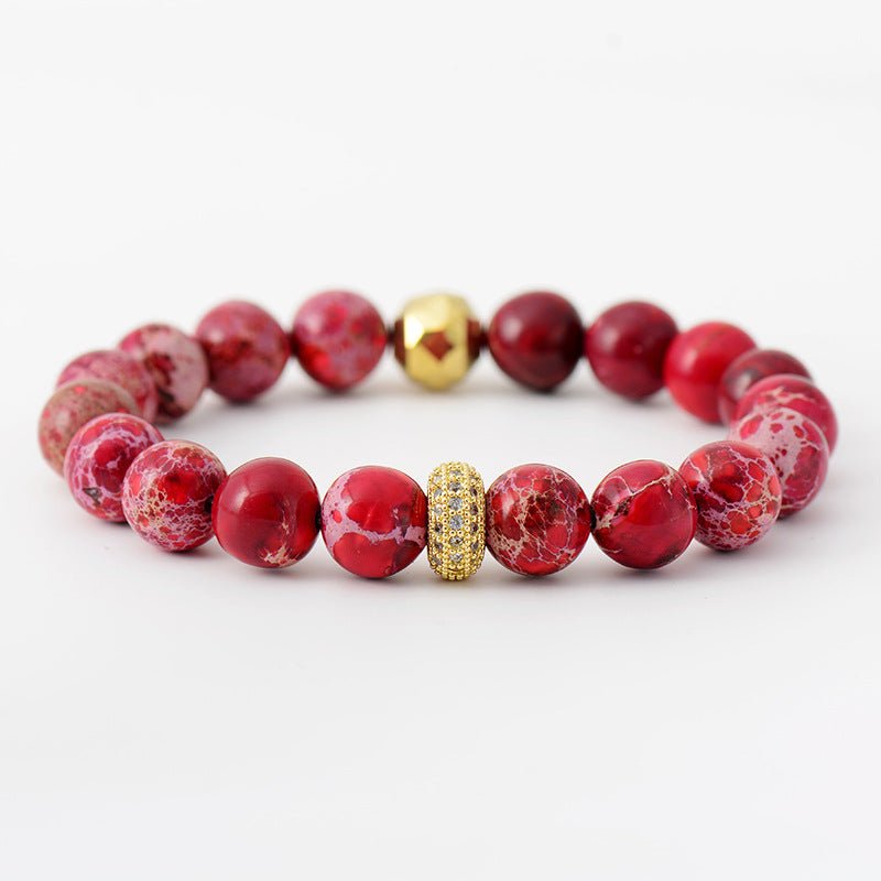 Natural Stone Beaded BraceletBraceletBeach Rose Co.