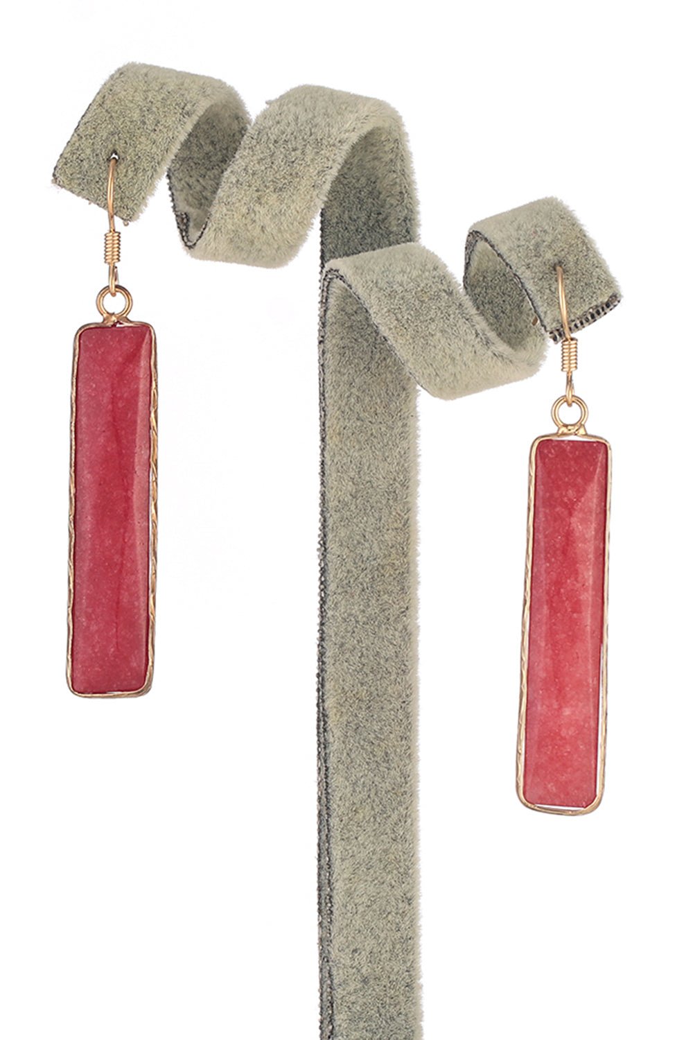 Natural Stone Drop EarringsEarringsBeach Rose Co.