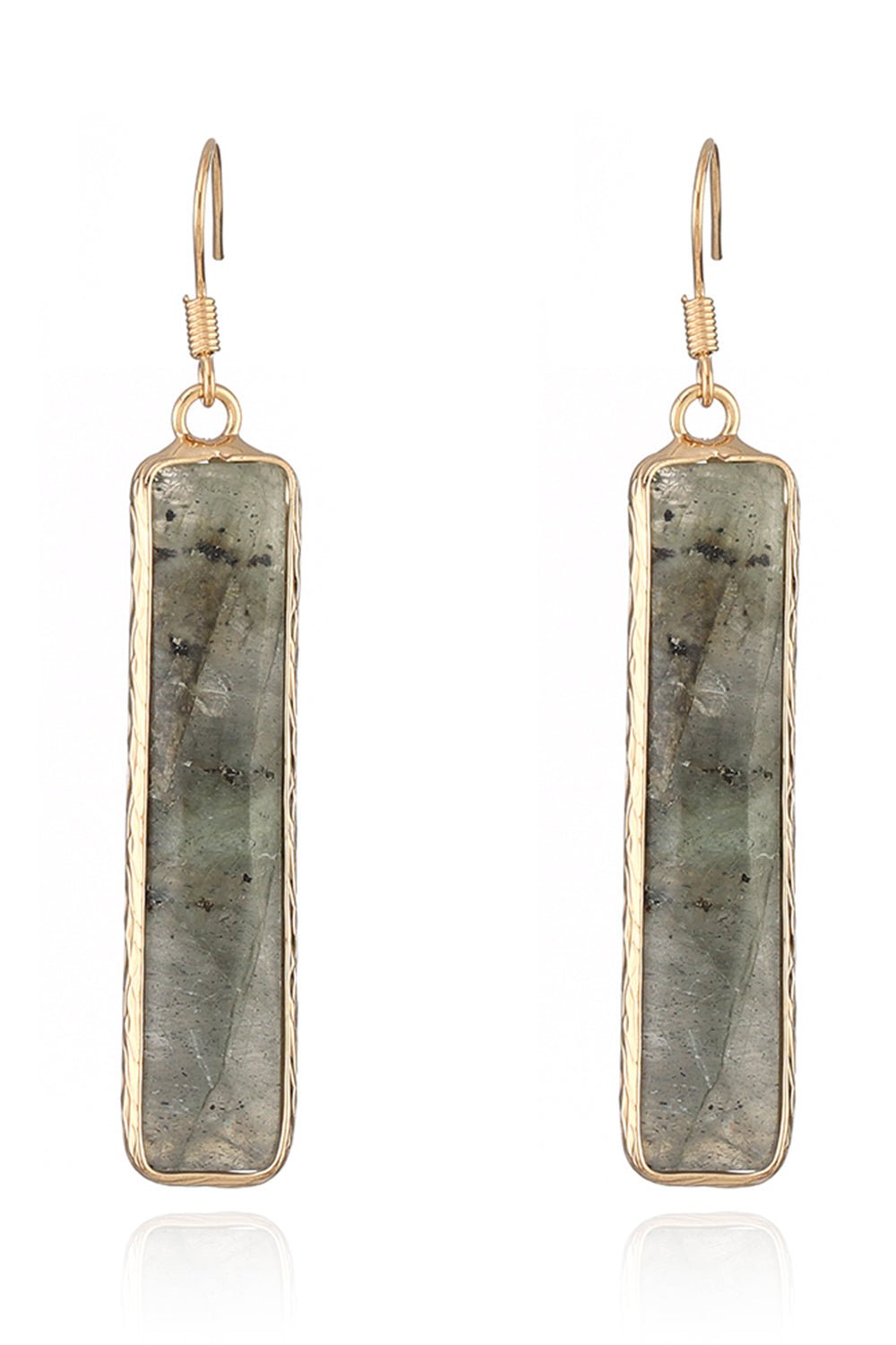 Natural Stone Drop EarringsEarringsBeach Rose Co.