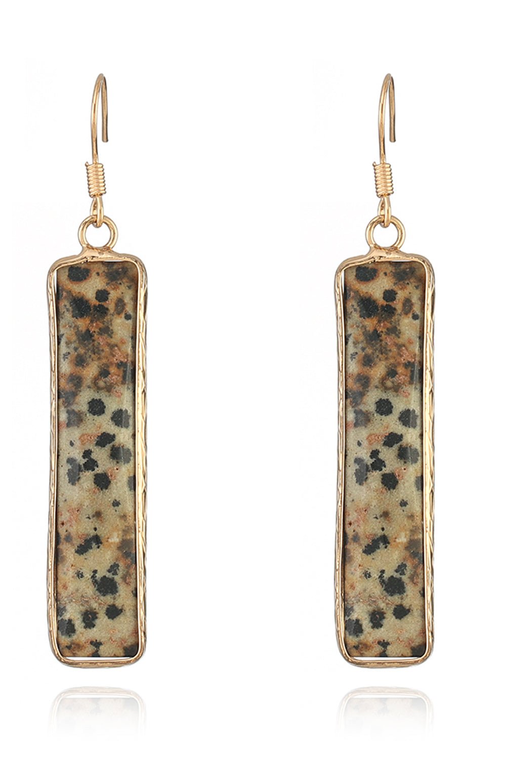 Natural Stone Drop EarringsEarringsBeach Rose Co.