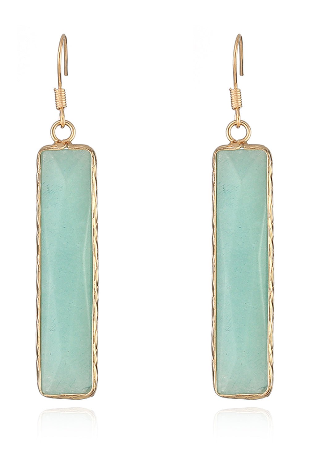 Natural Stone Drop EarringsEarringsBeach Rose Co.