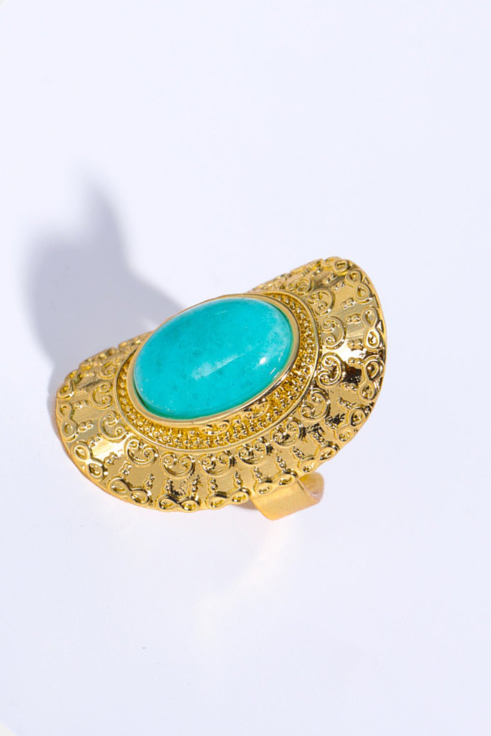 Natural Stone Gold RingRingBeach Rose Co.