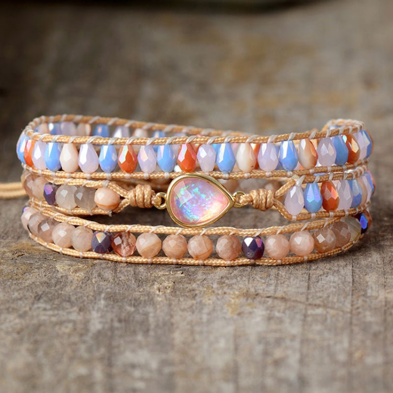 Opal Beaded BraceletBraceletBeach Rose Co.