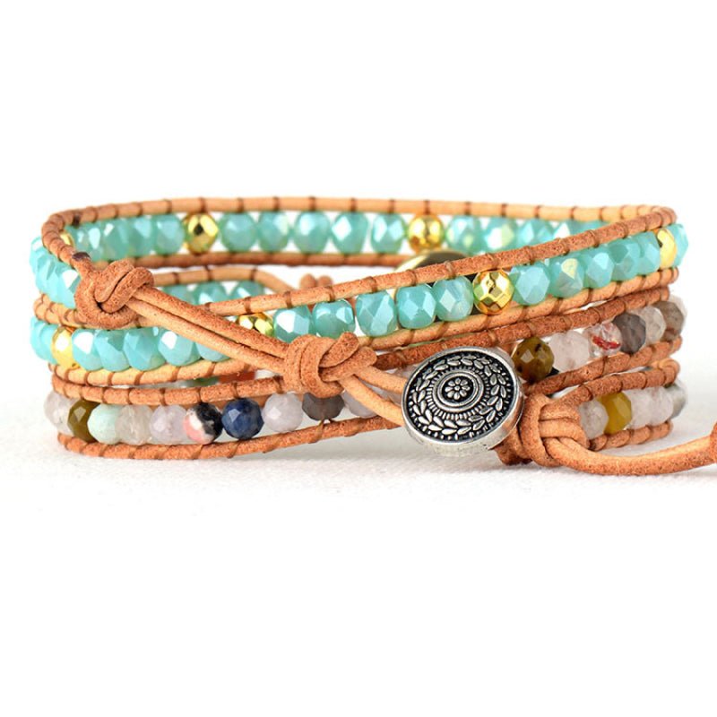 Opal Beaded Layered BraceletBraceletBeach Rose Co.