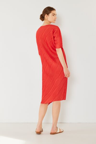 Pleated Dolman Sleeve Midi DressMidi DressMarina West Swim