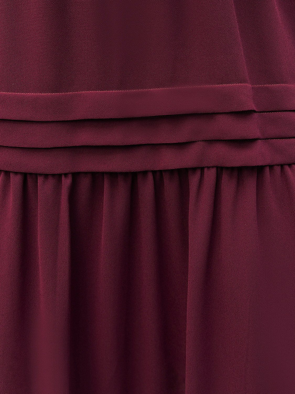 Plus Size Ballon Sleeve Tiered Maxi Dress in WineMaxi DressBeach Rose Co.