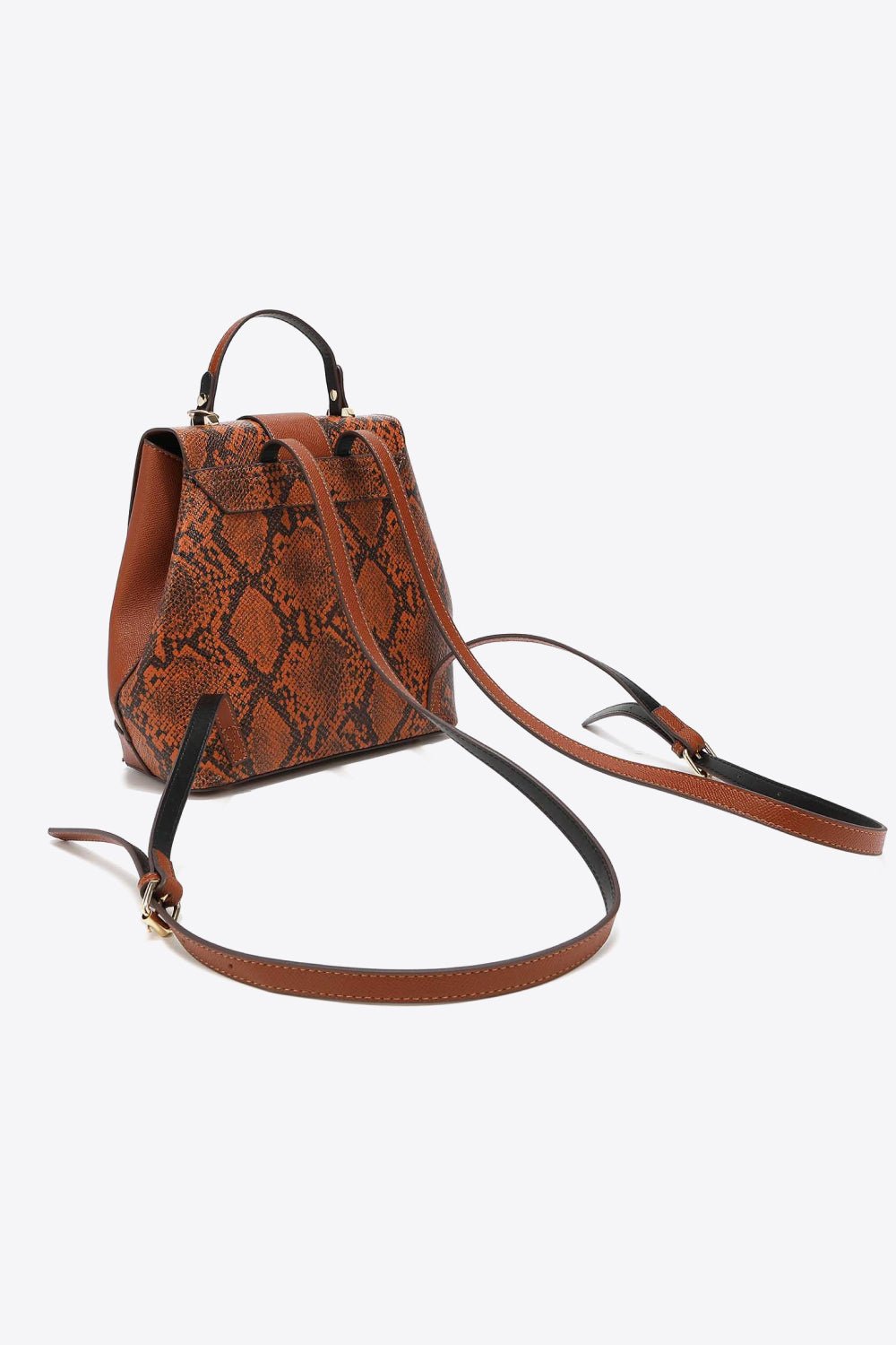 Python Print Vegan Leather 3-Piece Hand Bag SetHandbag SetNicole Lee USA