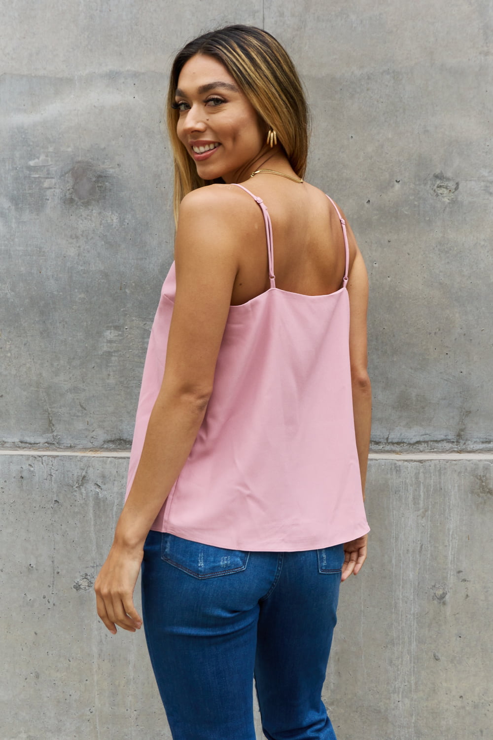 Scalloped Cami in Dusty PinkCamisoleSweet Lovely by Jen