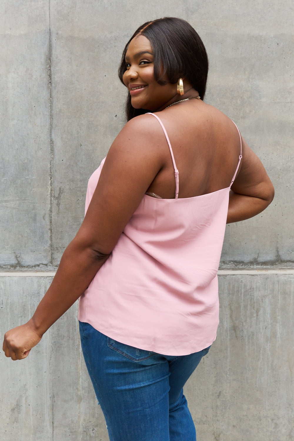 Scalloped Cami in Dusty PinkCamisoleSweet Lovely by Jen