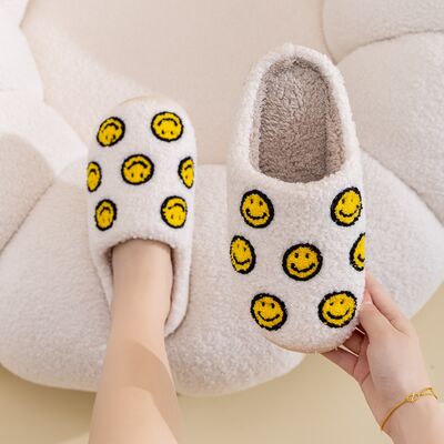 Smiley Face Slippers in Yellow Smile MixSlippersMelody