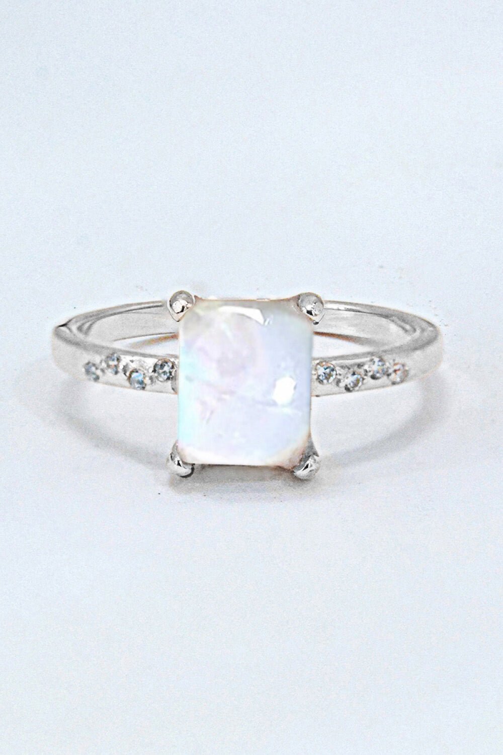 Square Moonstone RingRingBeach Rose Co.