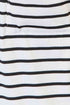 Cardigan long rayé ouvert sur le devant
