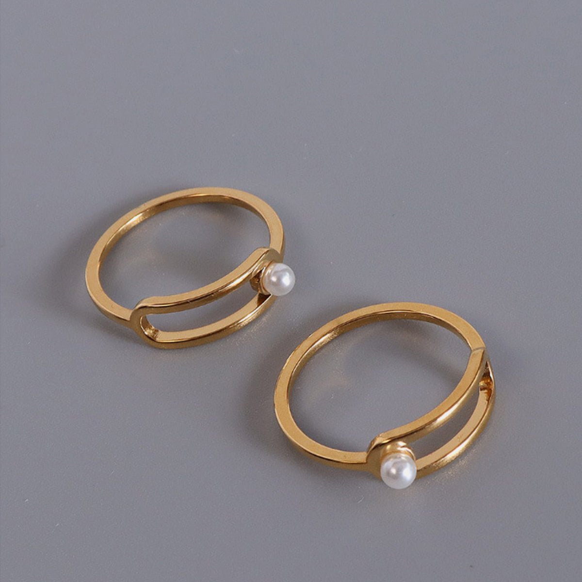 Synthetic Pearl Minimalist RingRingBeach Rose Co.