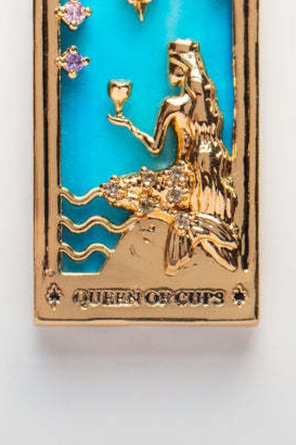 Tarot Card Pendant Gold NecklaceNecklaceBeach Rose Co.