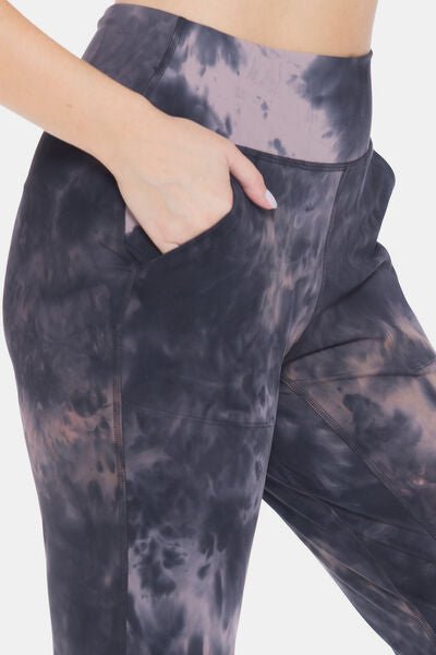 Tie-Dye High Waist Cropped LeggingsLeggingsLeggings Depot