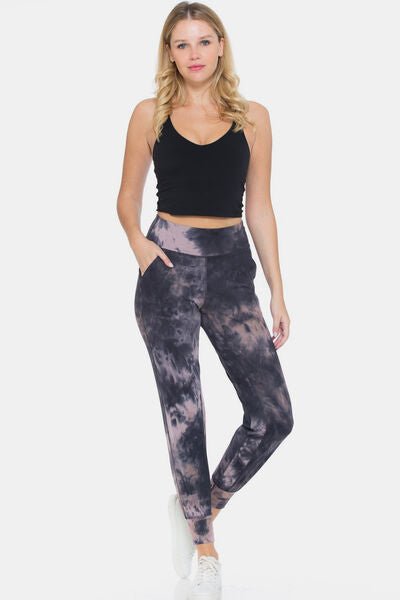 Tie-Dye High Waist Cropped LeggingsLeggingsLeggings Depot