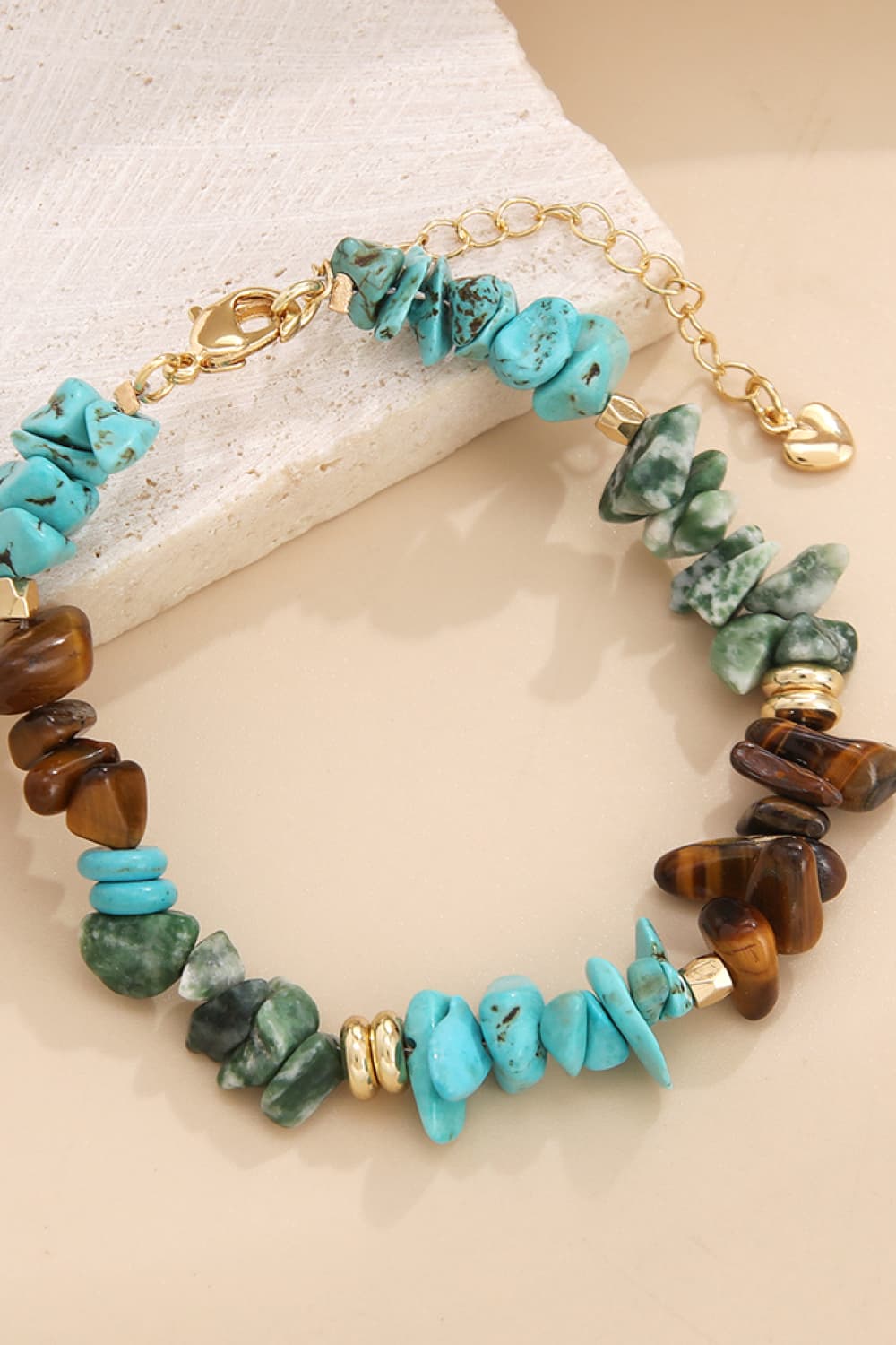 Turquoise & Natural Stone BraceletBraceletBeach Rose Co.