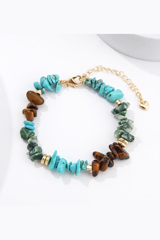 Turquoise & Natural Stone BraceletBraceletBeach Rose Co.