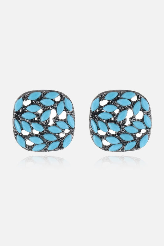 Turquoise Stud EarringsEarringsBeach Rose Co.