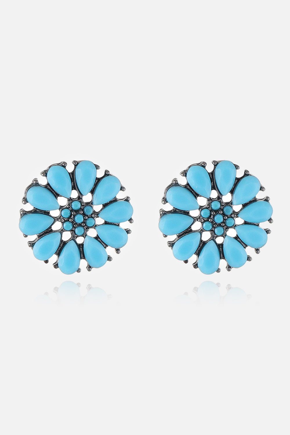 Turquoise Stud EarringsEarringsBeach Rose Co.