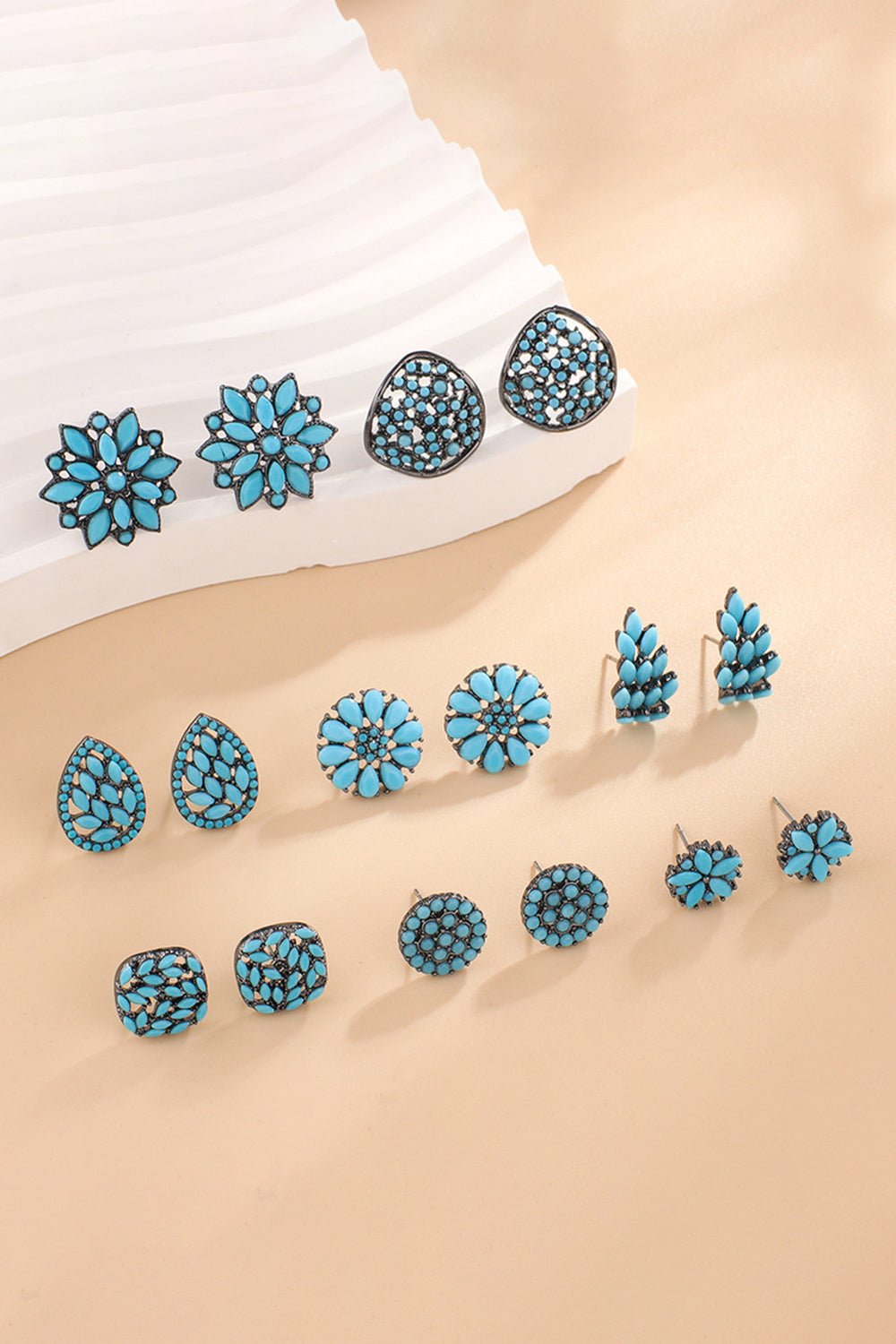 Turquoise Stud EarringsEarringsBeach Rose Co.