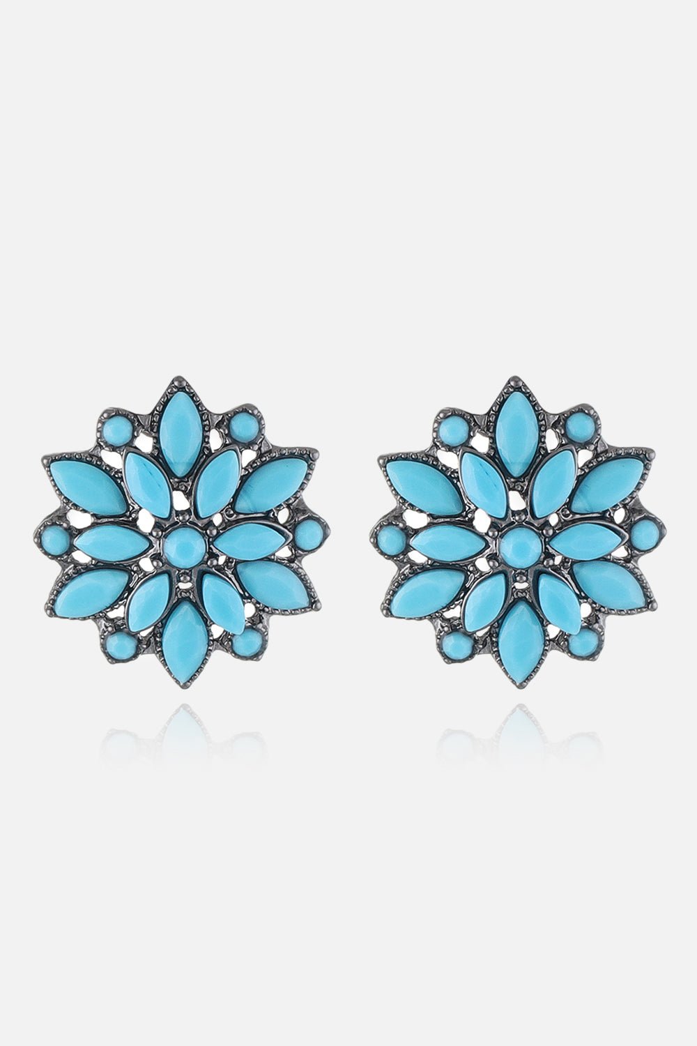 Turquoise Stud EarringsEarringsBeach Rose Co.