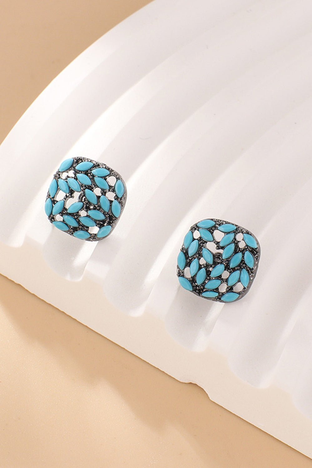 Turquoise Stud EarringsEarringsBeach Rose Co.