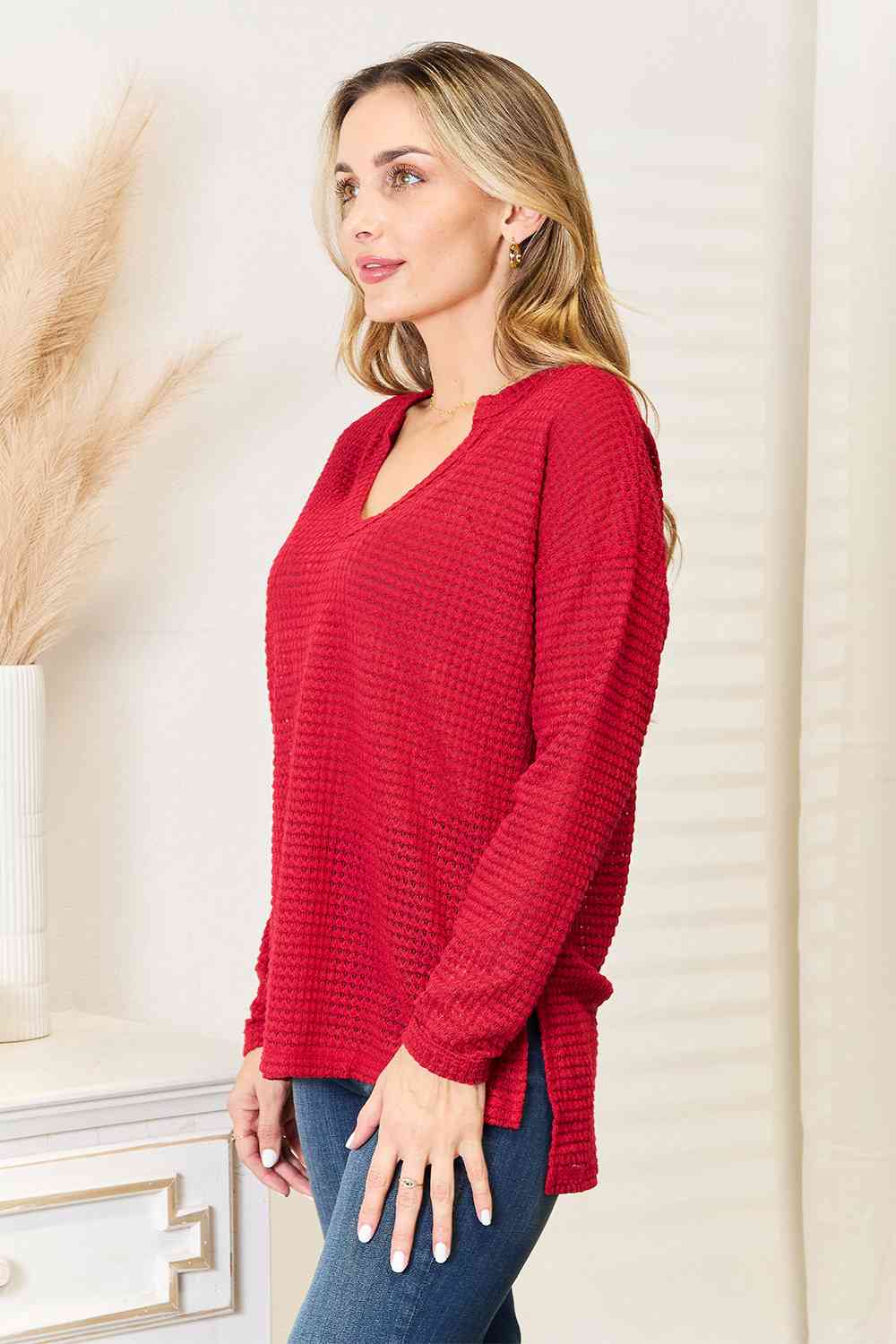 V-Neck Relaxed Fit TopTopCulture Code