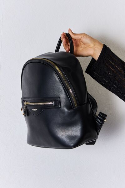 Vegan Leather Backpack in BlackBackpackDavid Jones