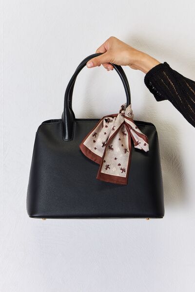 Vegan Leather Handbag in BlackHandbagDavid Jones