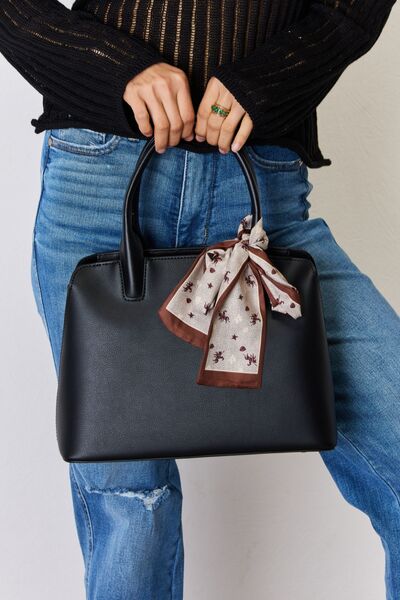 Vegan Leather Handbag in BlackHandbagDavid Jones